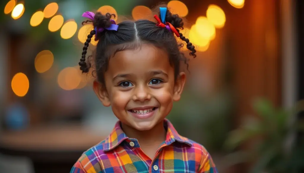 47 Penteados Juninos Infantis para Cabelo Curto e Cacheado
