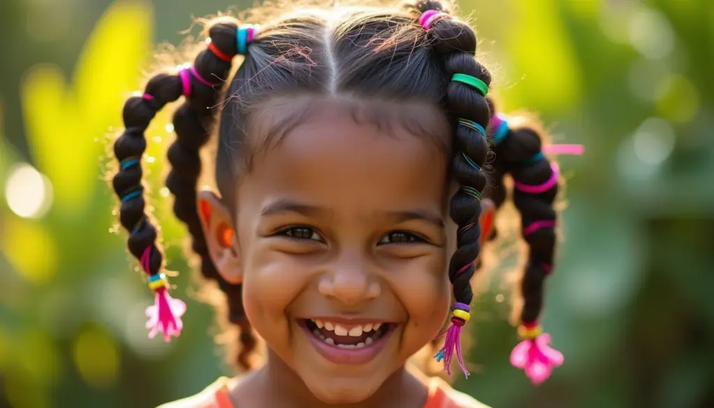 47 Penteados para Cabelo Infantil Carnaval que Duram o Bloquinho Inteiro
