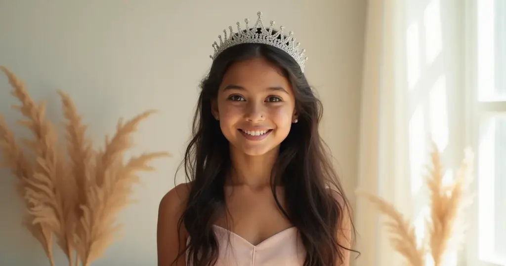 8 Penteados com Coroa e Cabelo Solto 15 Anos: Visual Princesa Moderna 8 Penteados com Coroa e Cabelo Solto 15 Anos: Visual Princesa Moderna